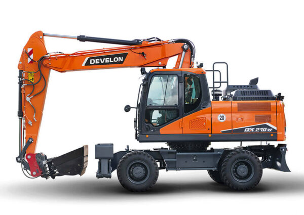kolesni bager develon dx210w-7